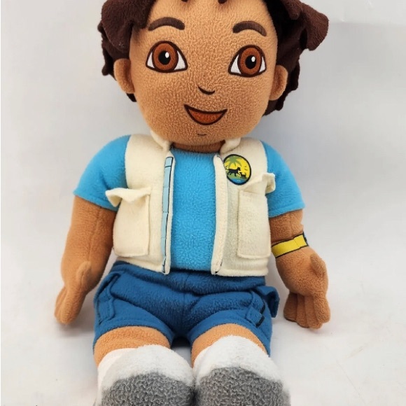 Nickelodeon “Go Diego Go” Plush Jumbo Soft Boy Doll 24” from 2007 Very HTF - Picture 1 of 12